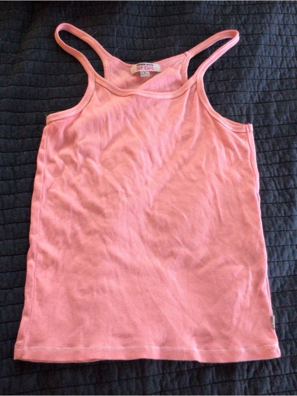 Pink Ribbed Tank Top - Women's